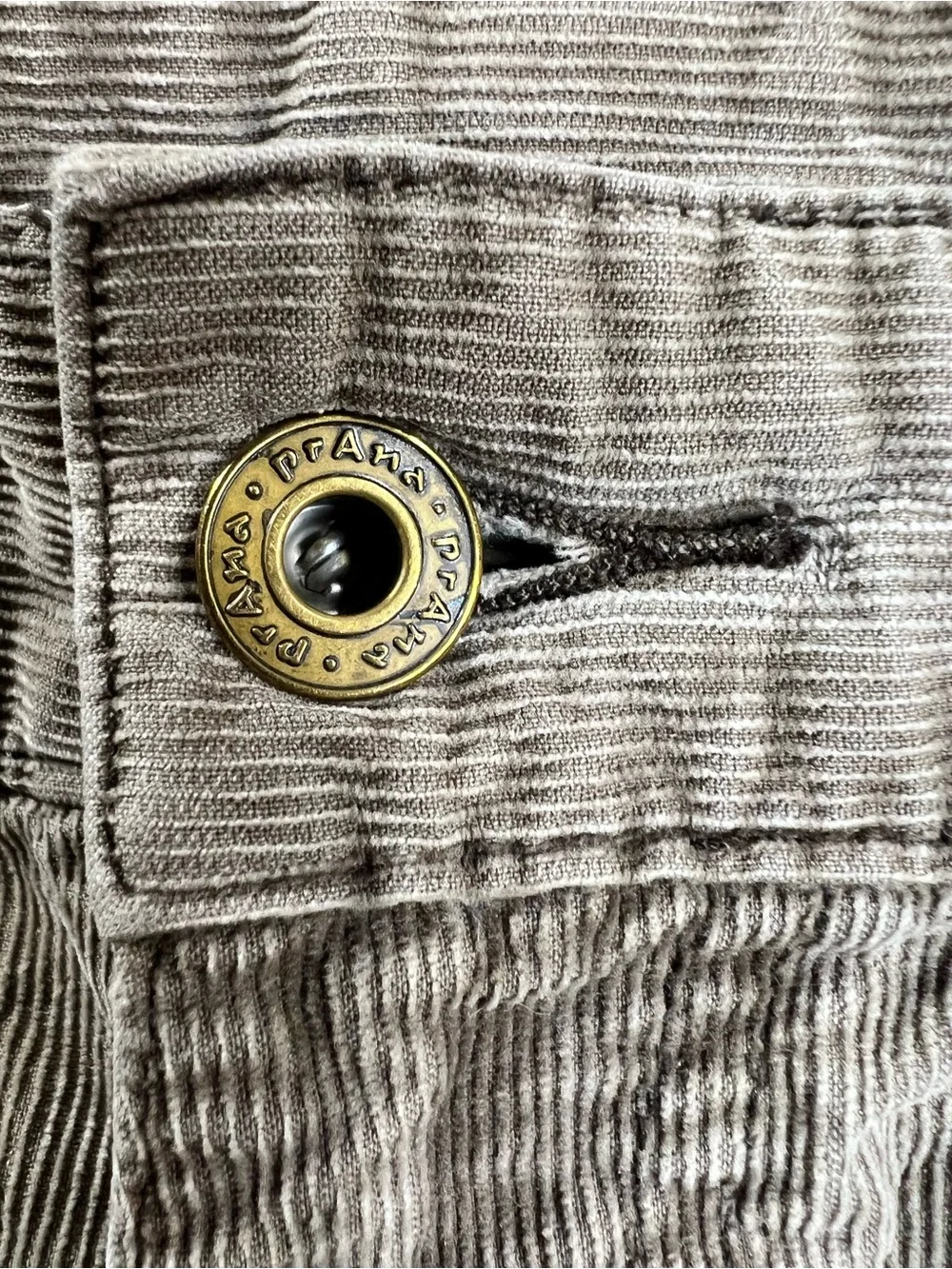 Prada Men's Corduroy Pants in Olive